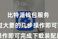 比特派钱包服务  并通过大要的几步操作即可完成下载装配历程