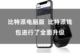 比特派电脑版  比特派钱包进行了全面升级