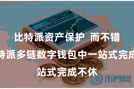 比特派资产保护  而不错在比特派多链数字钱包中一站式完成不休