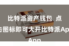 比特派资产钱包  点击图标即可大开比特派App